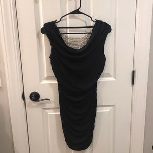 Black mini dress